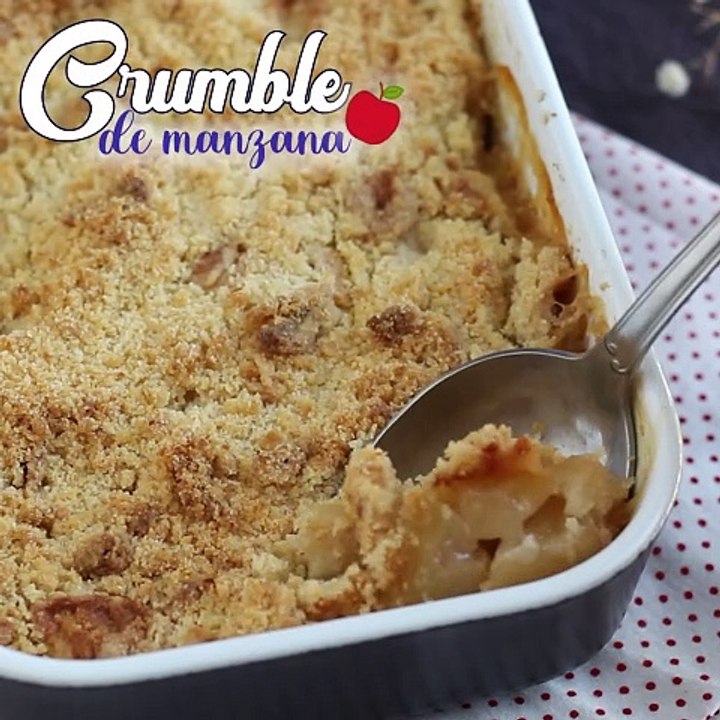 Crumble de manzana súper fácil
