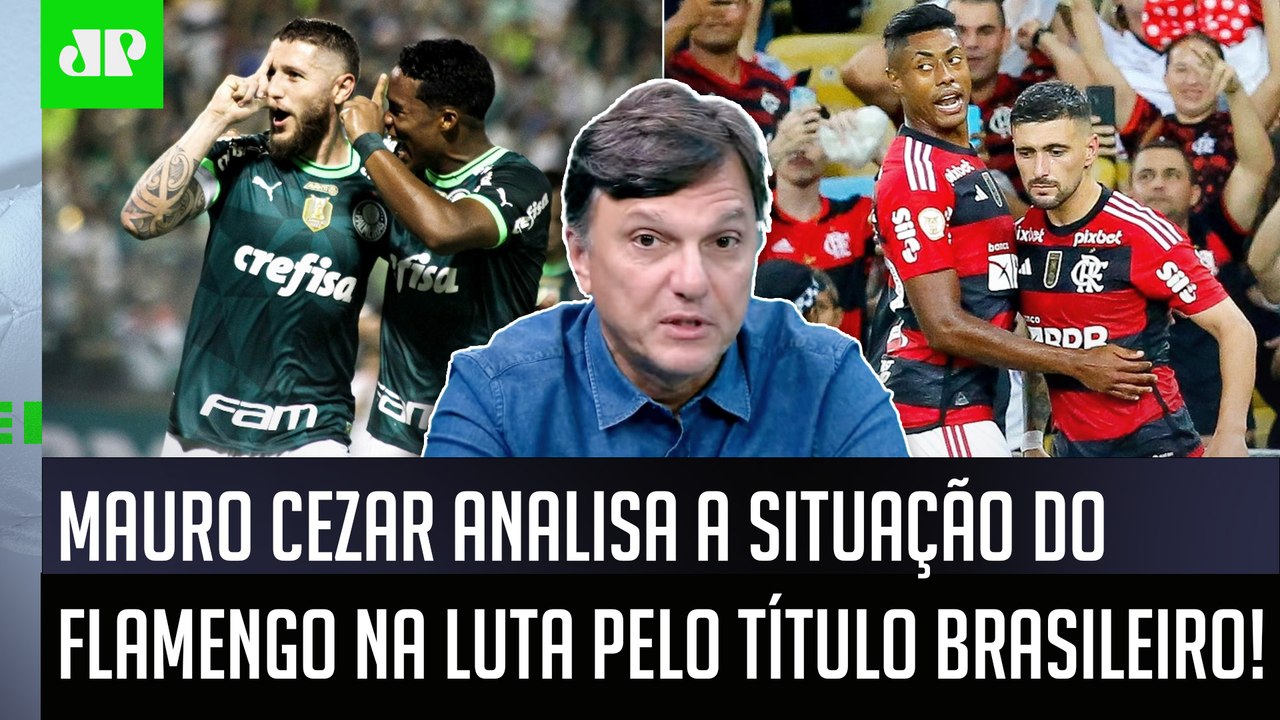 "NÃO ADIANTA FICAR PENSANDO no Palmeiras! O Flamengo agora..." Mauro Cezar ANALISA LUTA pelo TÍTULO!