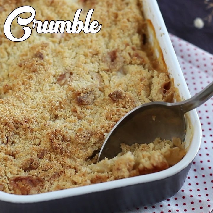 Super easy apple crumble