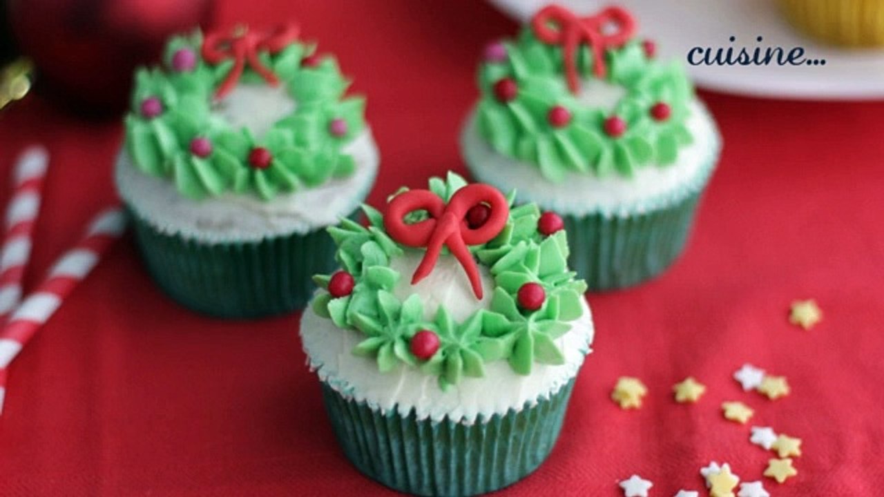 Cupcakes décorés pour noël