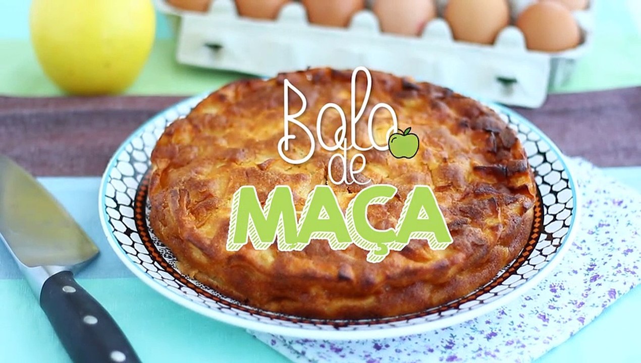 Bolo de maçã (simples e fácil)