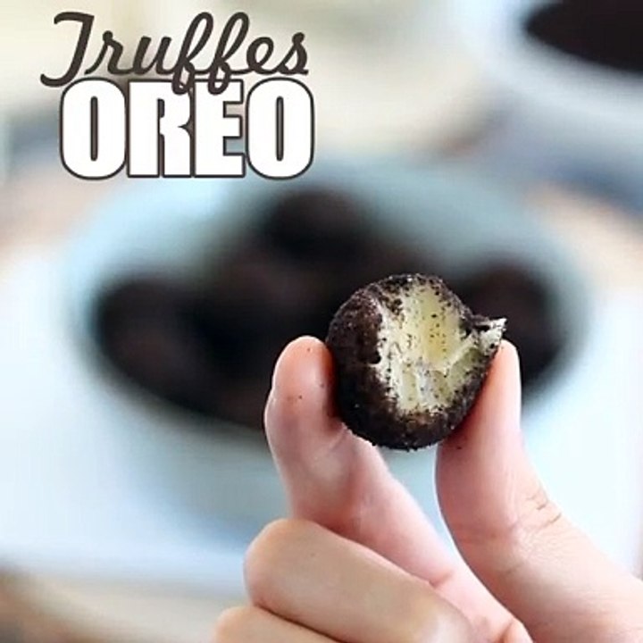 Truffes de biscuits oreo