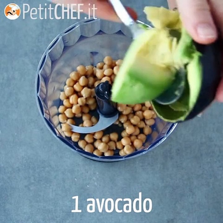 Hummus di avocado