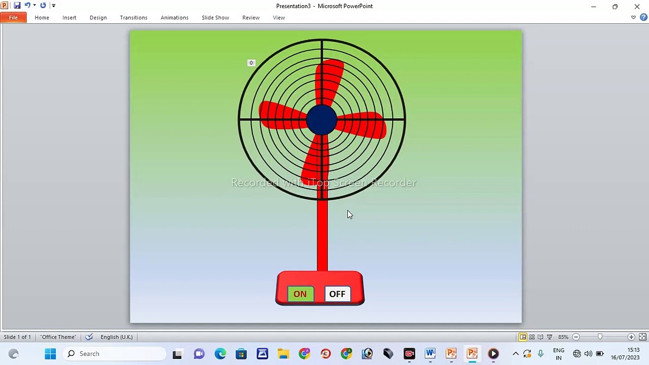 Table fan kaise banaye_ table fan powerpoint me banan sikhe _3D अनिमेशन से fan बनाये _ टेबल fan __