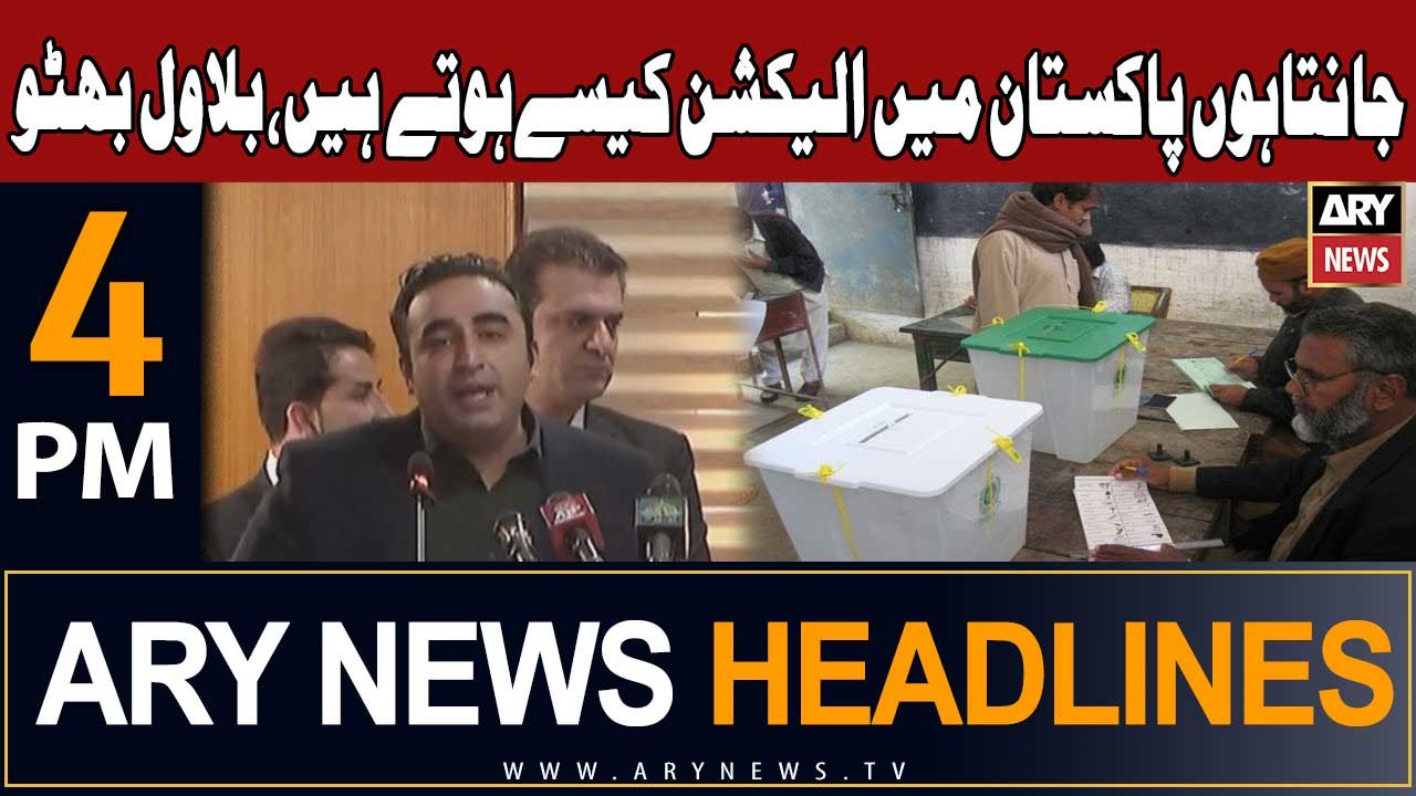 ARY News 4 PM Headlines 1st Dec 2023 | Bilawal's Big Statement