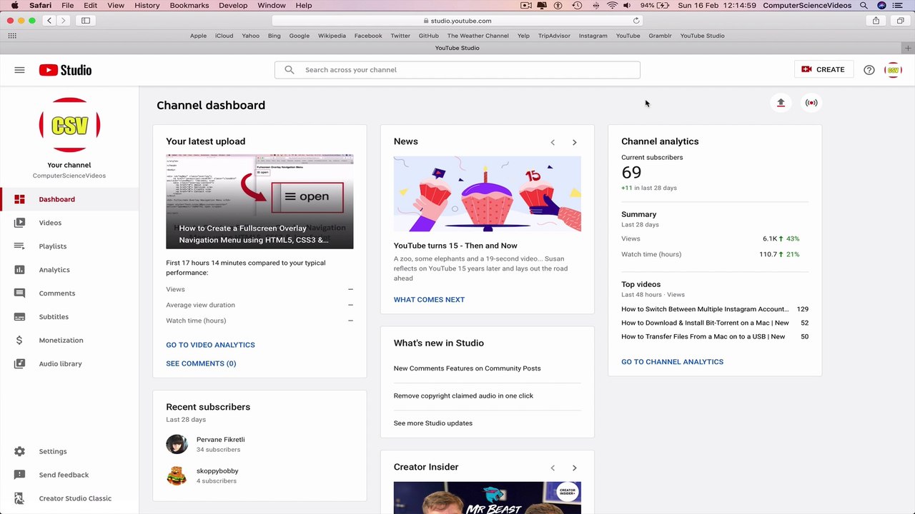How to USE YouTube - Access Your YouTube Studio Send Feedback Function | Tutorial 12