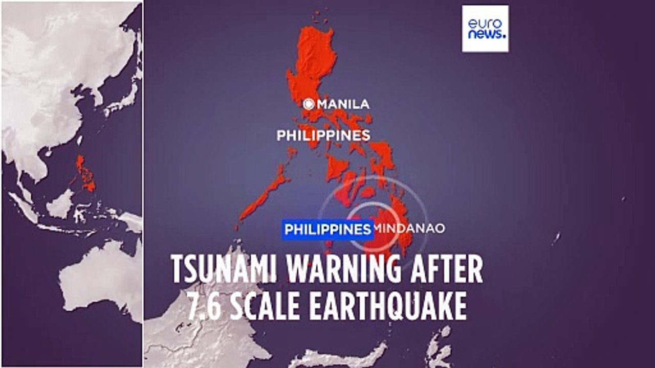 Powerful 7.6 scale quake off Mindanao island in the southern Philippines