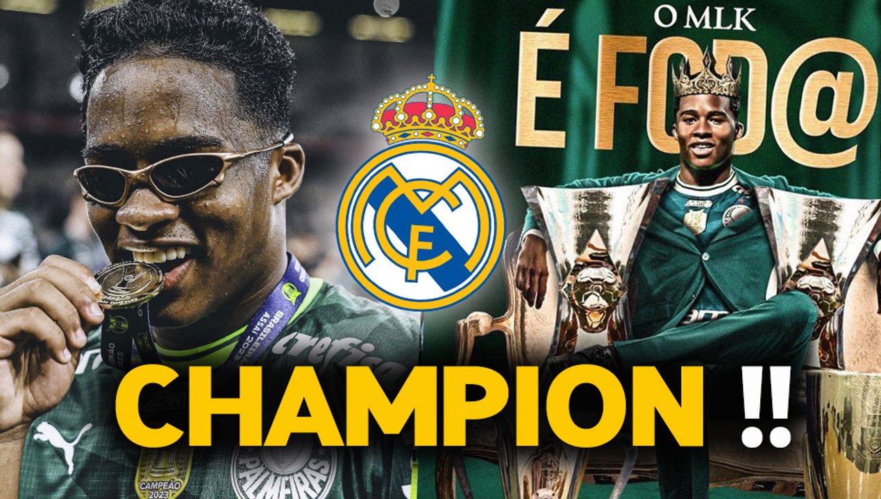  ENDRICK DOUBLE CHAMPION DU BRÉSIL AVEC PALMEIRAS ! MENTALITÉ REAL MADRID