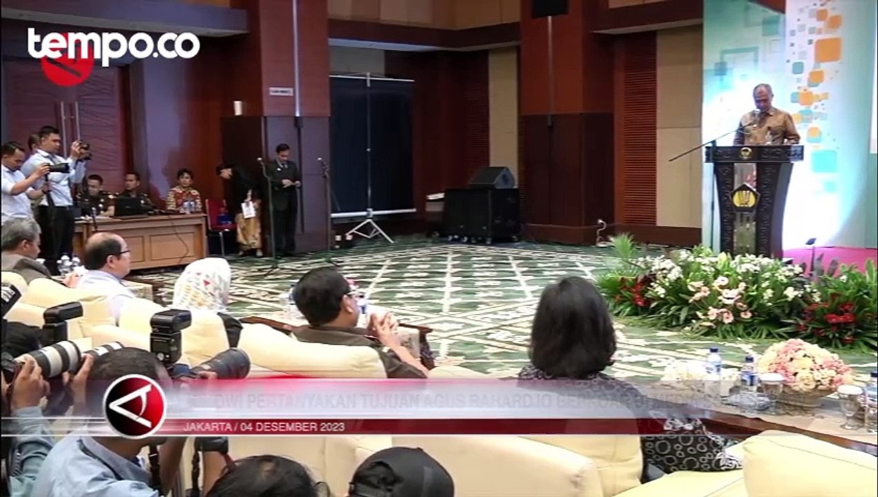 Jokowi Pertanyakan Tujuan Agus Rahardjo Berkoar Di Media Soal Setnov