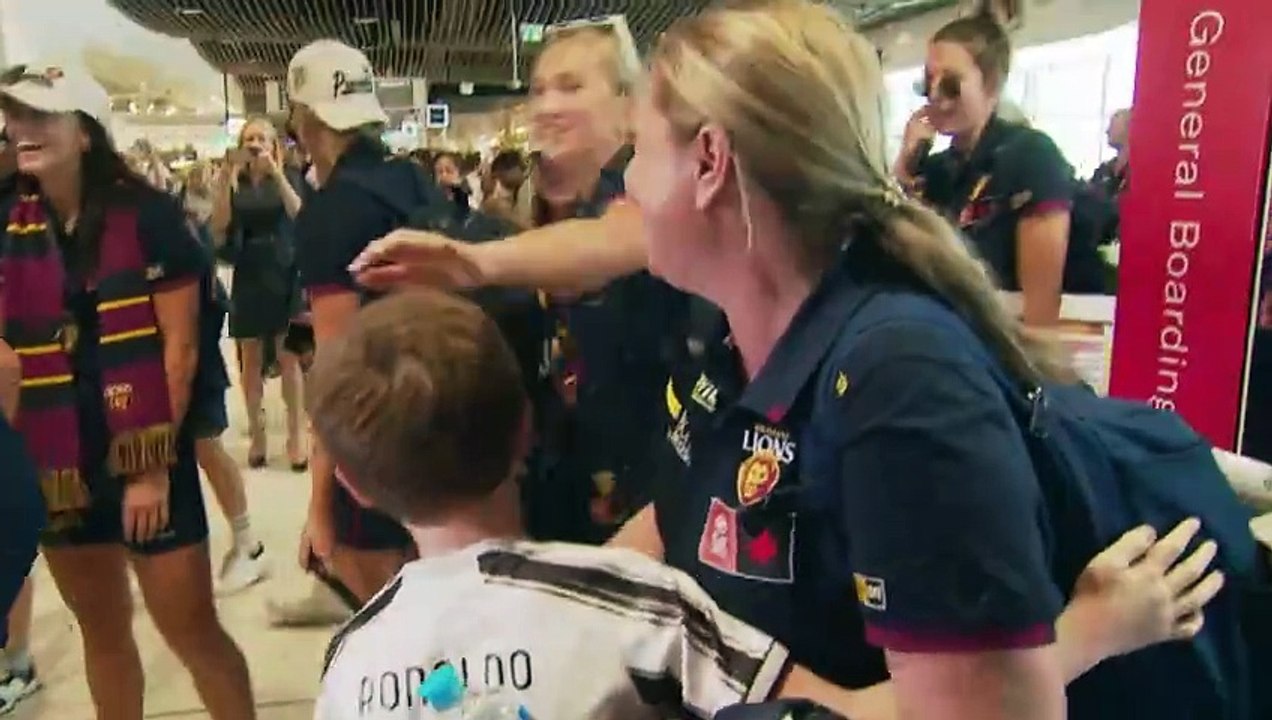 Brisbane Lions return home after grand final triumph
