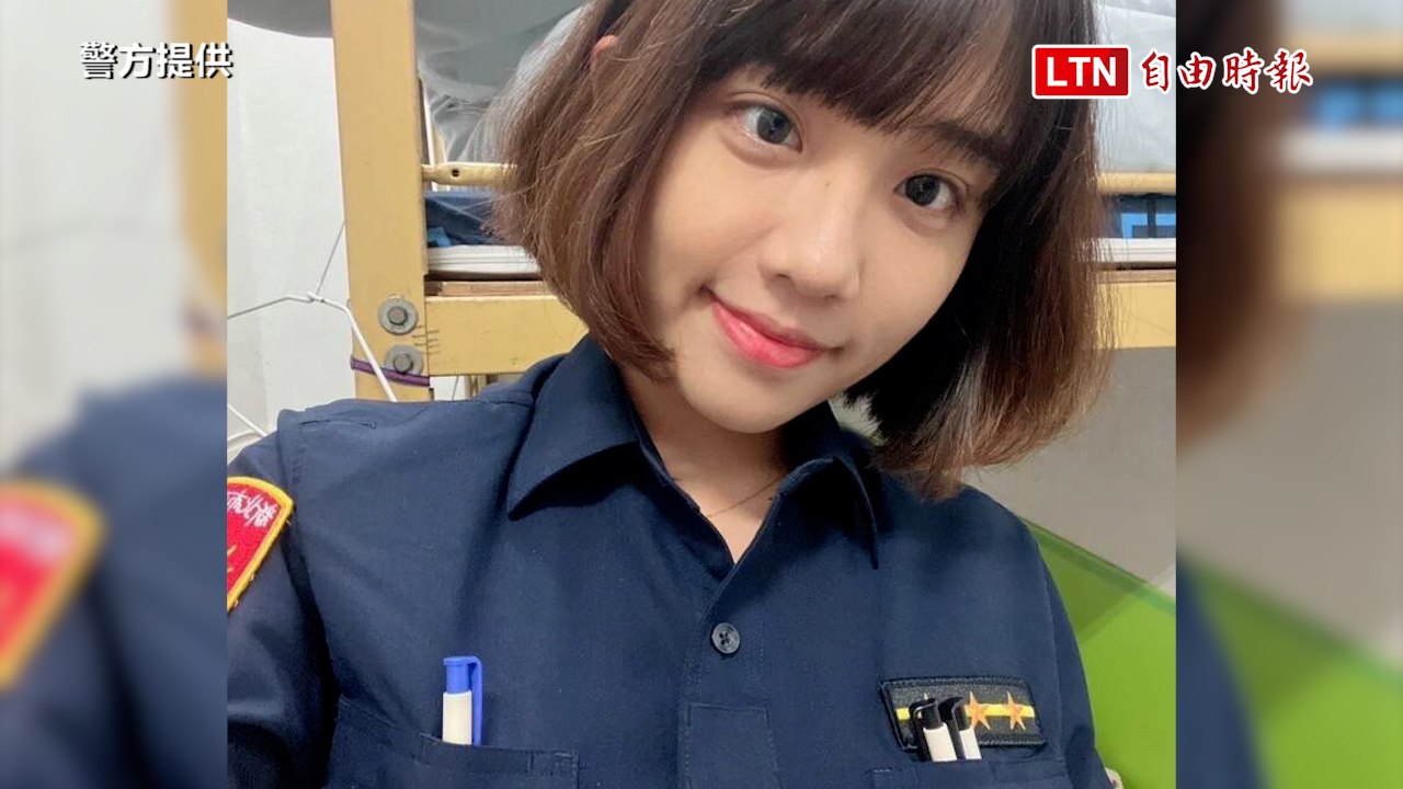 爸媽不慎丟包5歲女童  三峽正妹女警、帥警助她回家(警方提供)