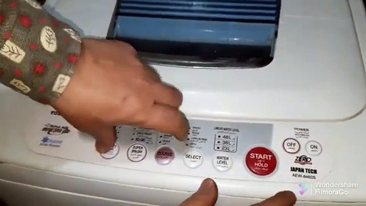 طريقة عمل تيست مود للغسالة توشيبا فوق اتوماتيك 8 كيلو _ @kalidalmamuri
