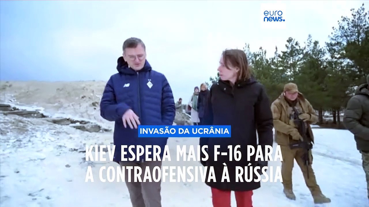 Ucrânia aguarda aumento dos F-16 cedidos pelos aliados para a contraofensiva à Rússia