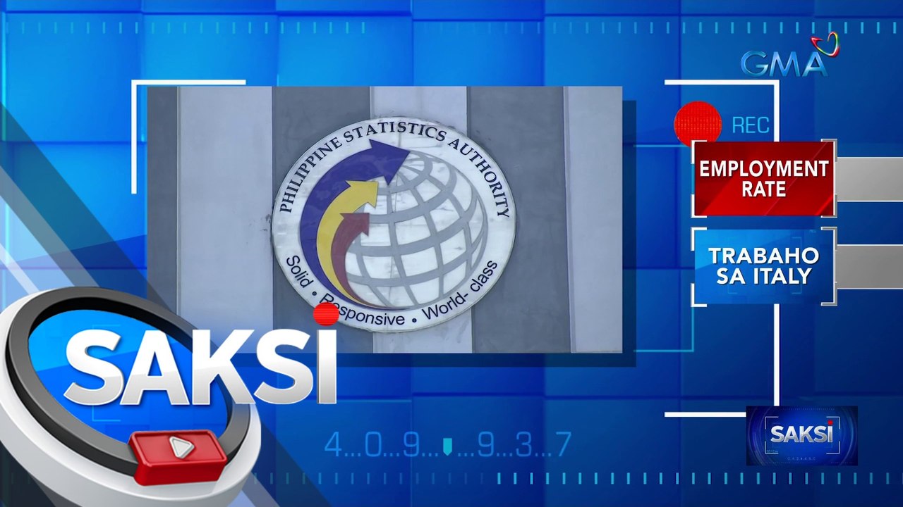 Pinakamataas na employment rate sa loob ng 18 taon, naitala ng Philippine Statistics Authority | Saksi