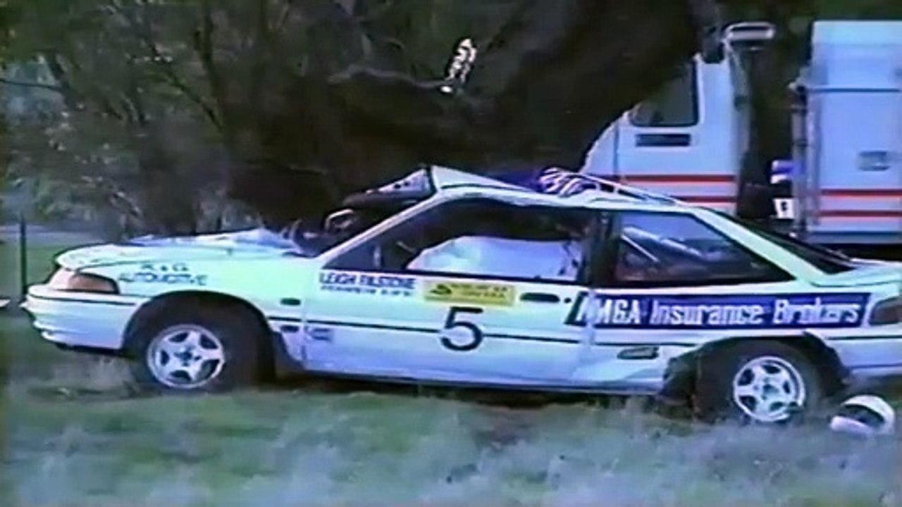 Steve Turner & Leigh Rilstone's Fatal Crash @ Robertstown Rally 1994 (Aftermath)