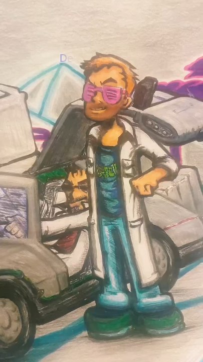 Dessin en cours de réalisation