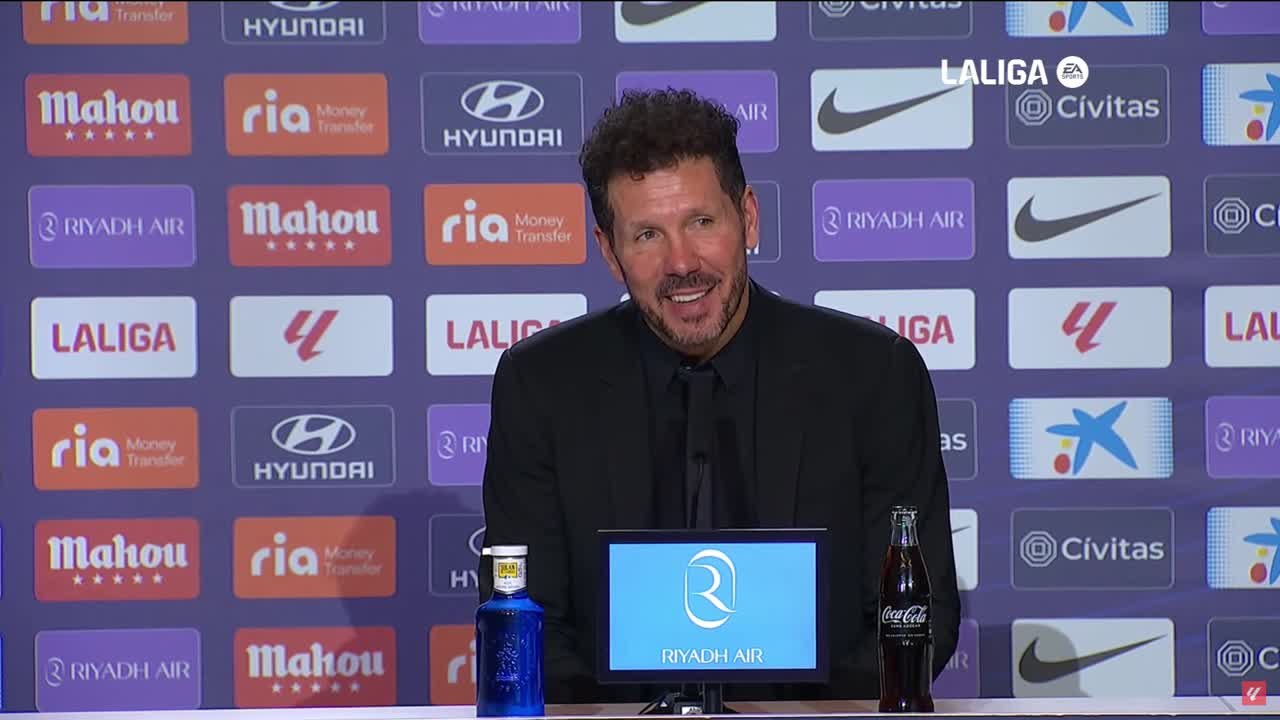Simeone: "Hemos jugado peor en Valencia"