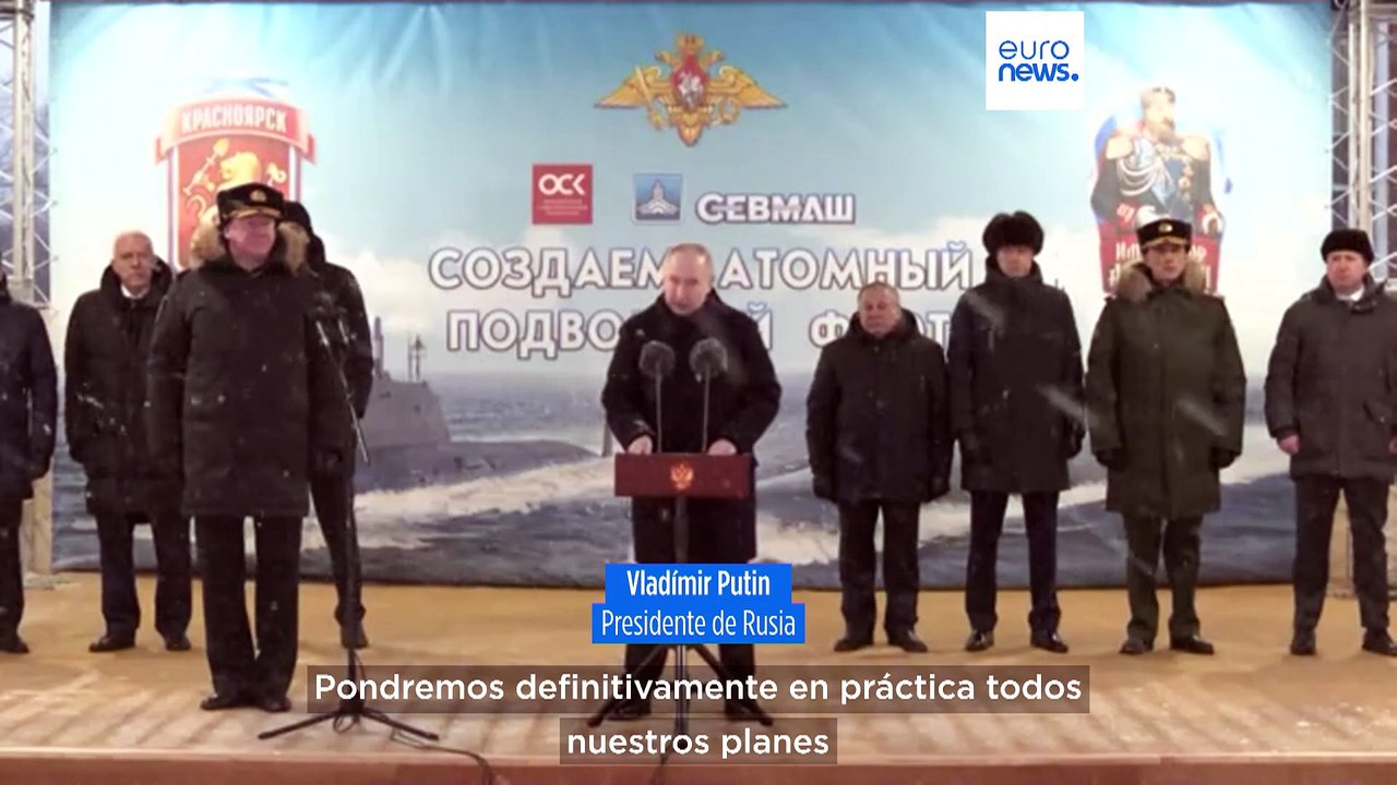 Rusia | Putin exhibe dos nuevos submarinos nucleares