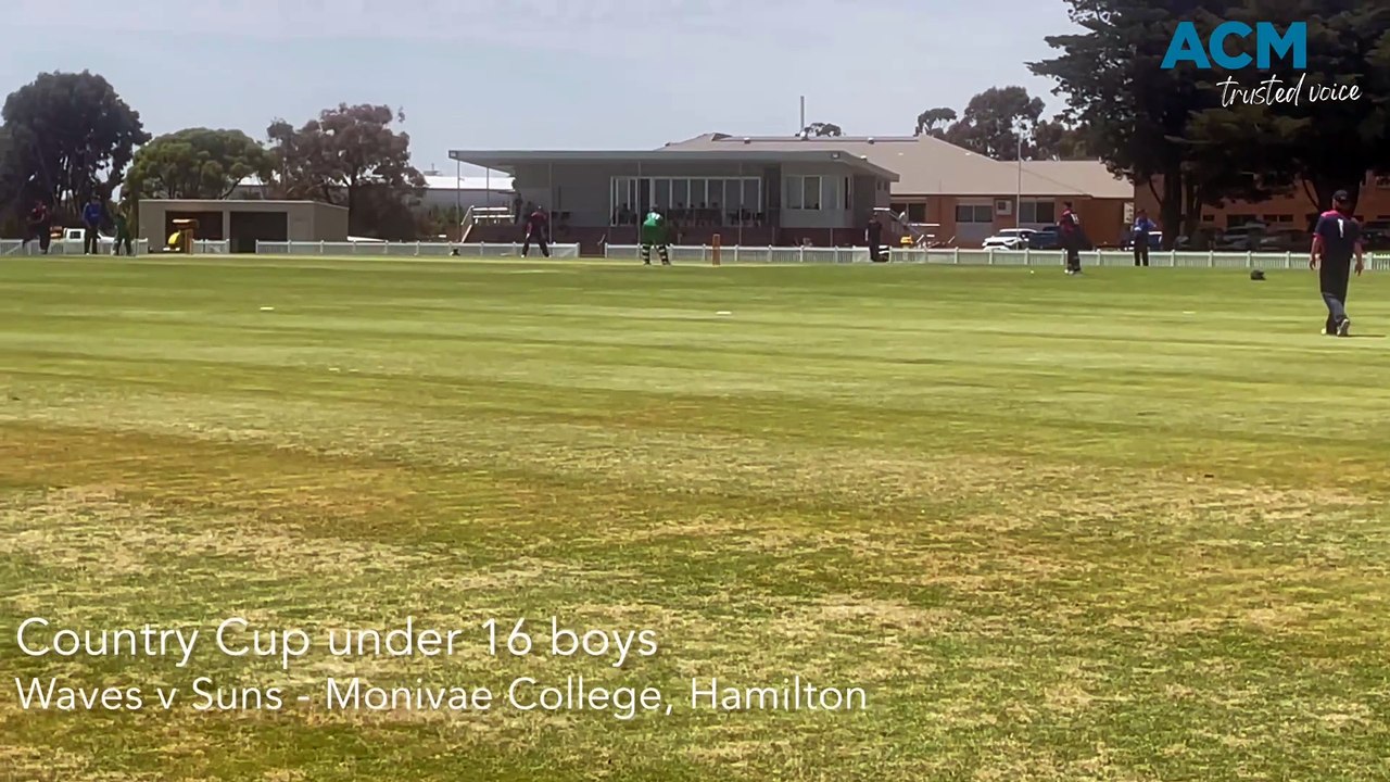 Western Waves vs Suns in Under-16 Country Cup Cricket Match