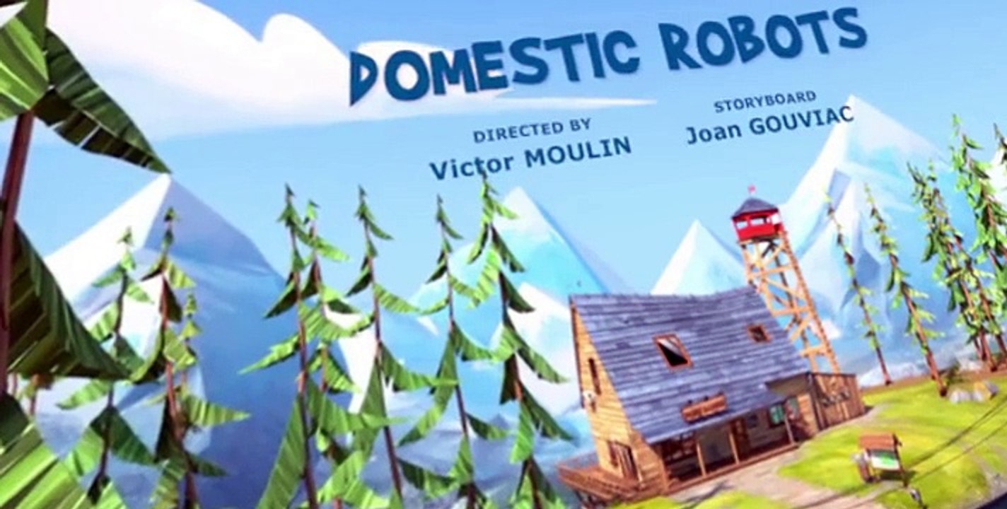 Grizzy and the Lemmings Grizzy ve Lemmings Sezon 1 E006 Domestic Robots