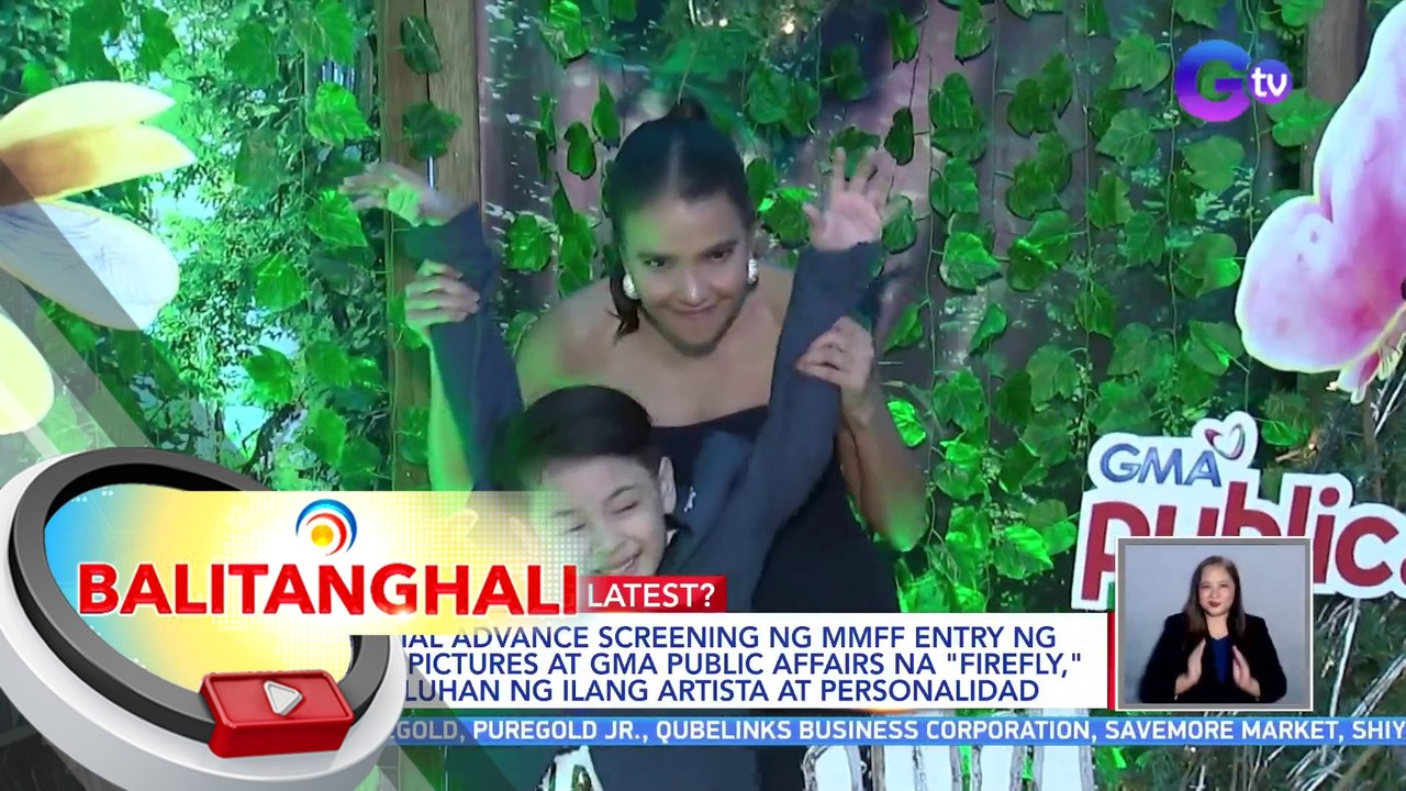 Special Advance Screening ng MMFF Entry ng GMA Pictures at GMA Public Affairs na "Firefly," dinaluhan ng ilang artista at personalidad | BT
