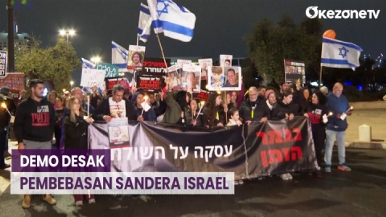 Warga Israel Demo Desak Pembebasan 117 Sandera di Gaza