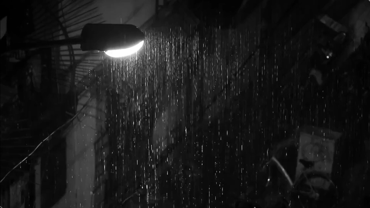 The sound of rain and melodious music makes the mind more calm and peaceful