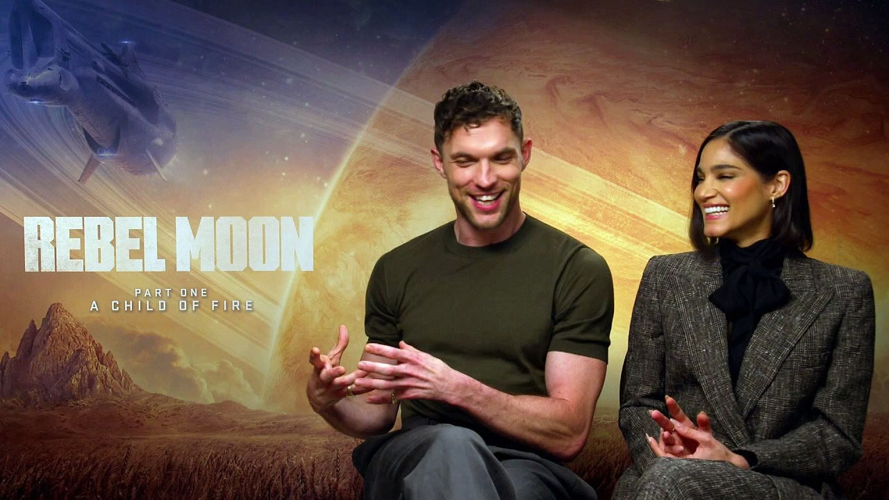 Sofia Boutella & Ed Skrein On Rebel Moon