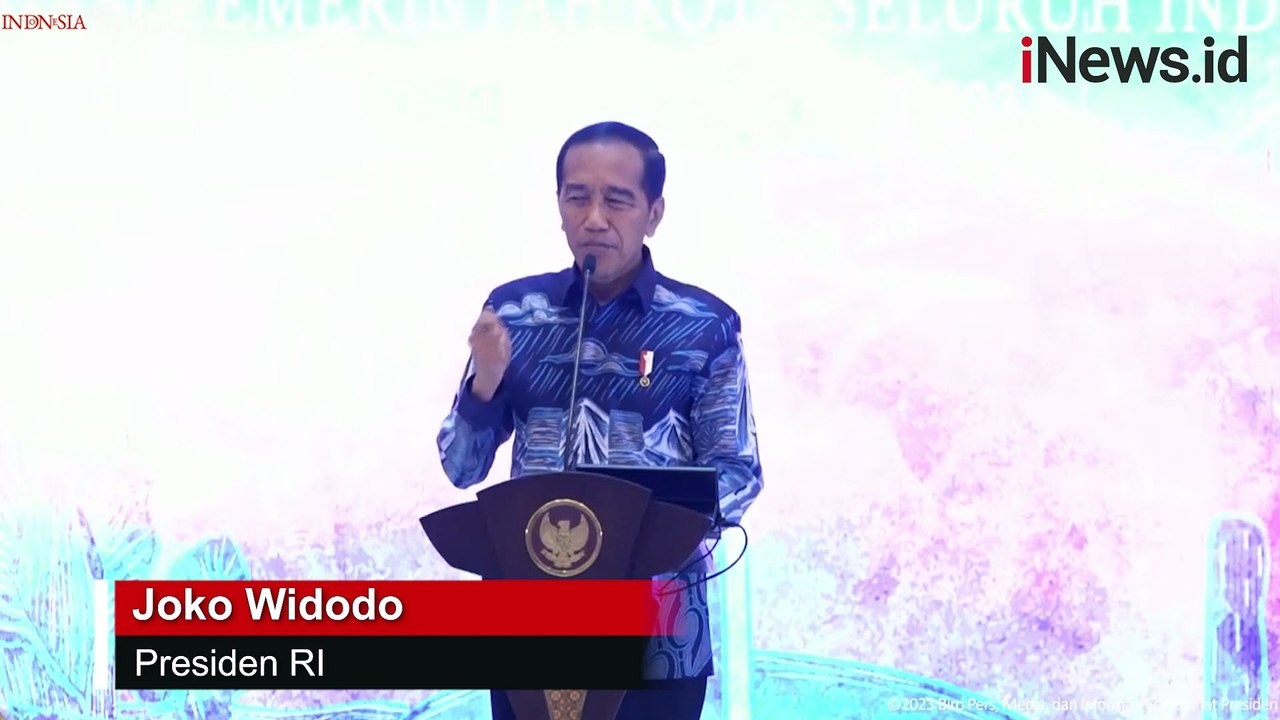 Jokowi Heran Banyak Kantor Pemkot Dicat Warna Parpol