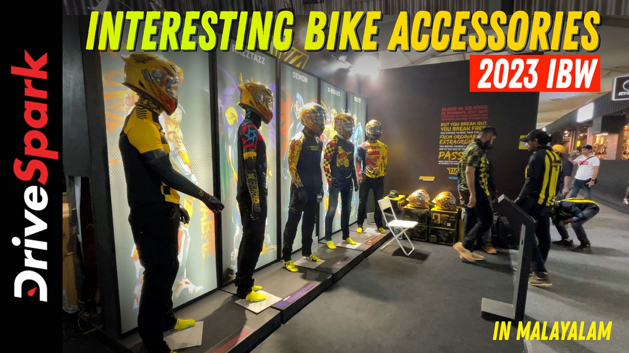 Interesting Bike Accessories Displayed | India Bike Week - 2023