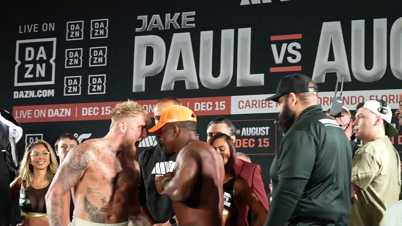 Interviewing Andre August before his fight with Jake Paul