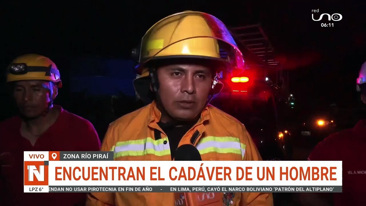 Hallan un hombre muerto en la zona Río Piraí