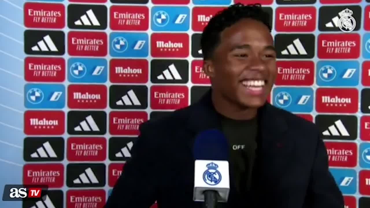 Watch the end of Endrick’s interview in Spanish