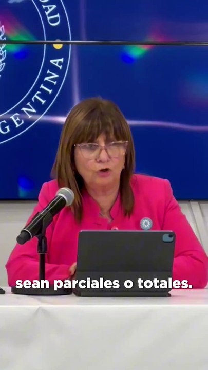 Así es el protocolo anti piquetes de Patricia Bullrich