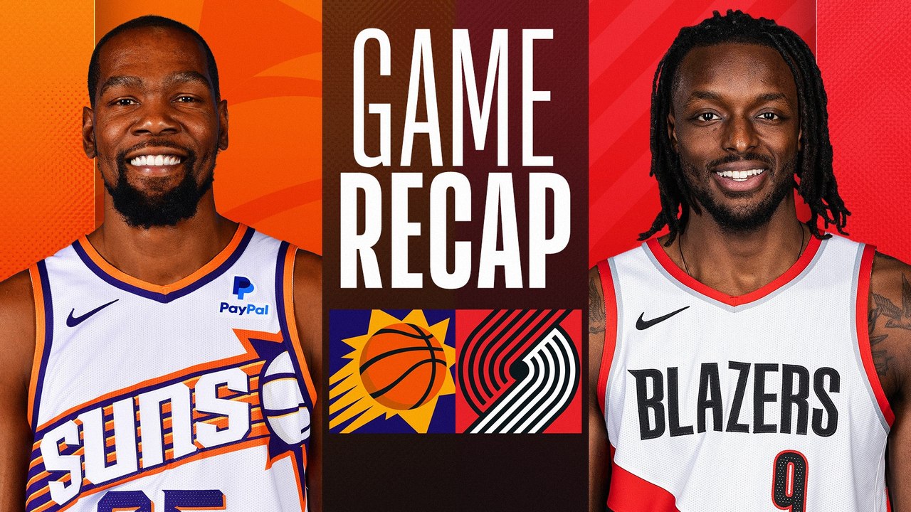 Game Recap: Trail Blazers 109, Suns 104