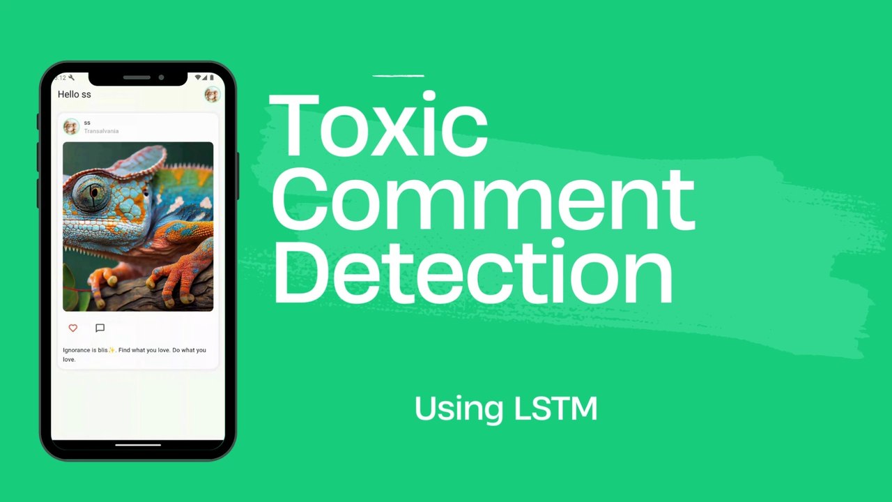 Demo: toxic comment detection application