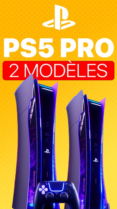 2 modèles de PS5 PRO
