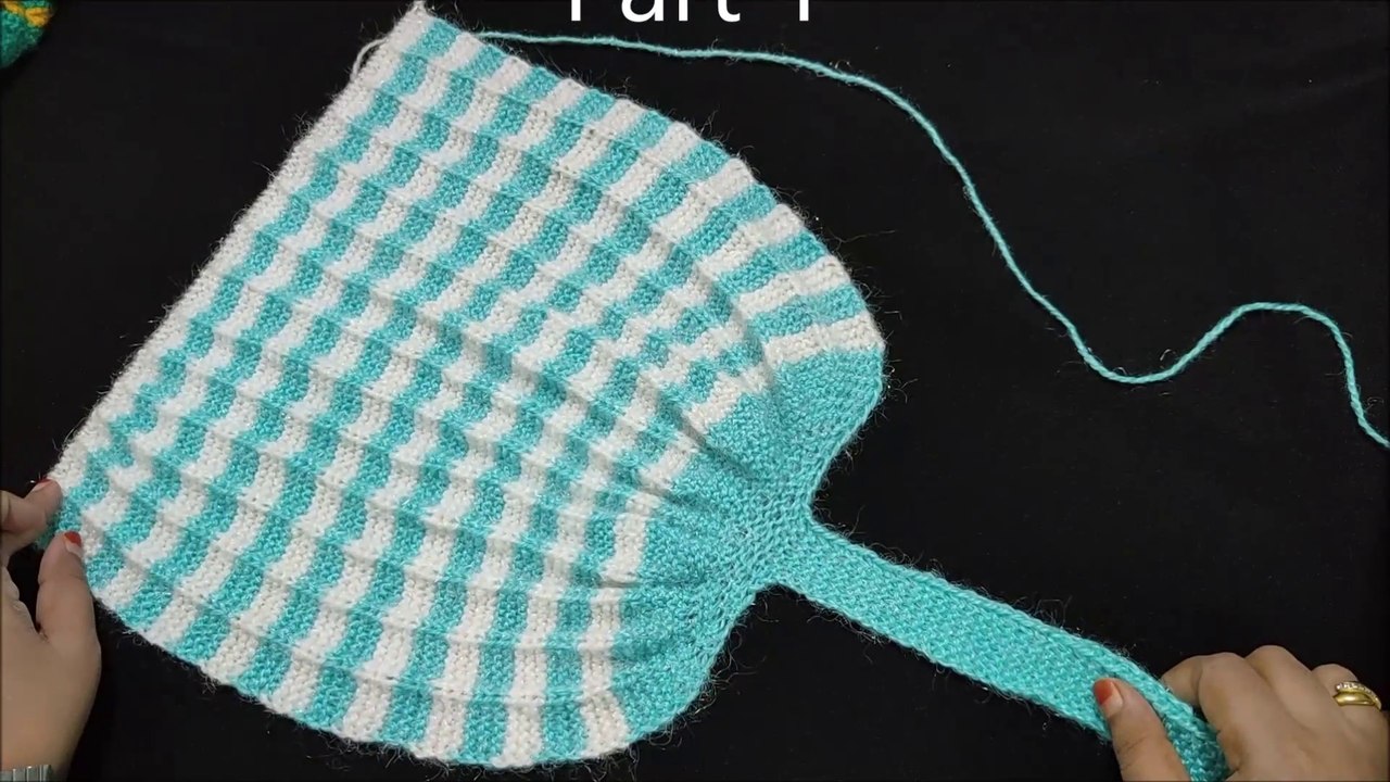 ladies scarf part 2 #woolen scarf making | scarf ka design | knitting scarf | scarf banane ka easy tarika