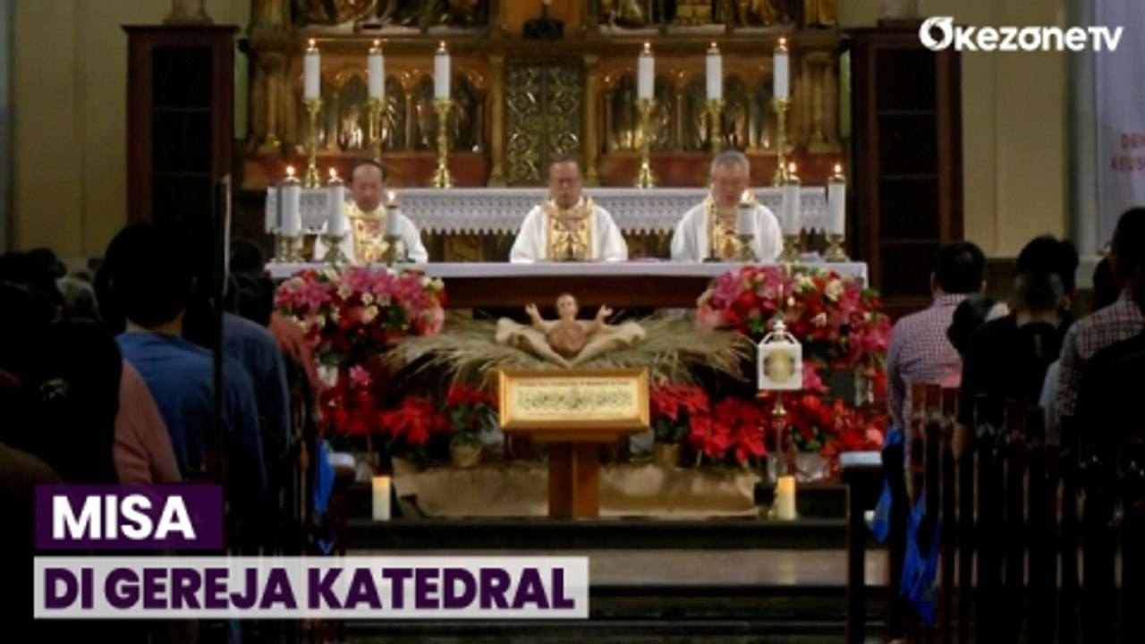 Misa Natal 2023, Jemaat Mulai Penuhi Gereja Katedral Jakarta
