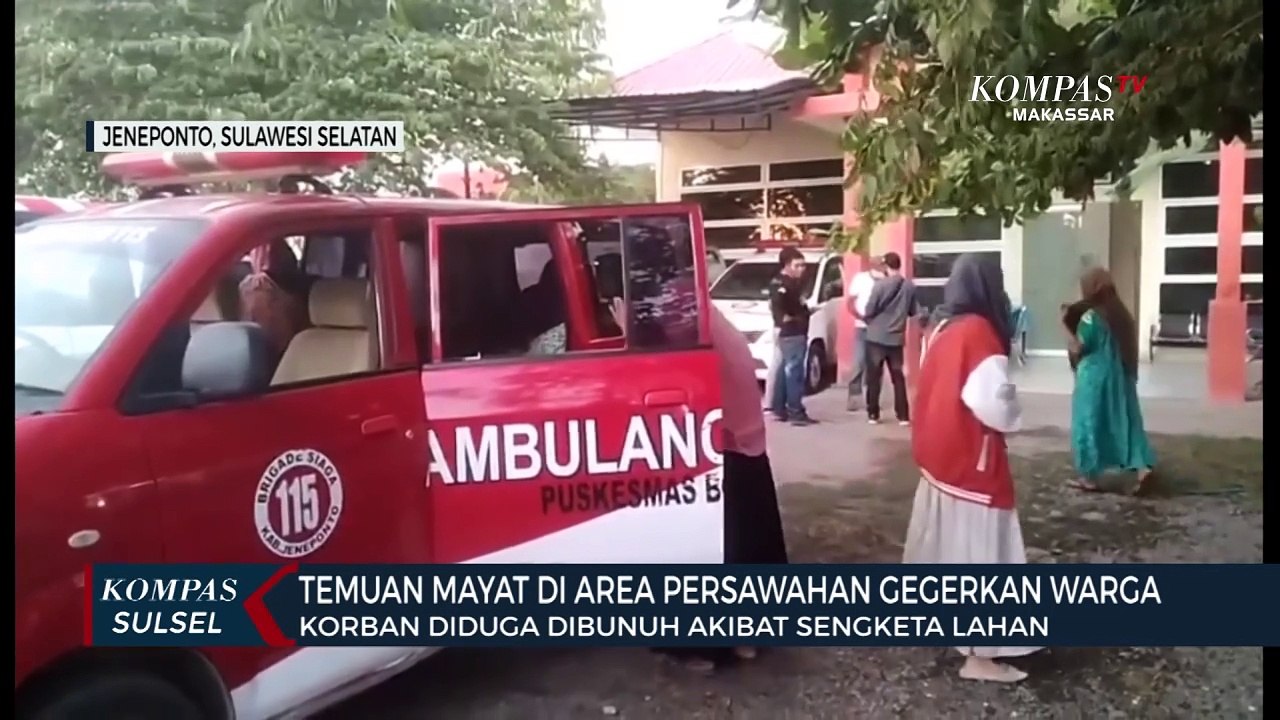 Temuan Mayat di Area Persawahan di Jeneponto Gegerkan Warga