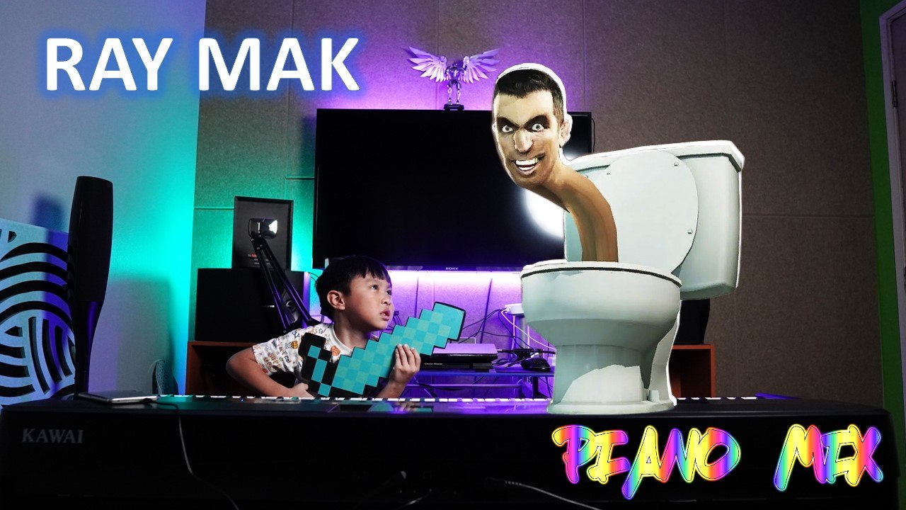 Skibidi Toilet Song Piano by Ray Mak