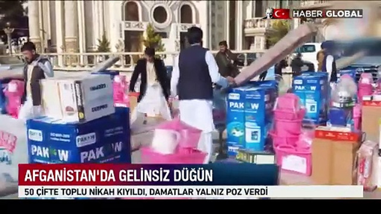 Afganistan'da gelinsiz düğün