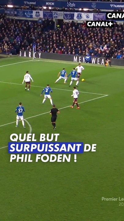 Le but surpuissant de Phil Foden