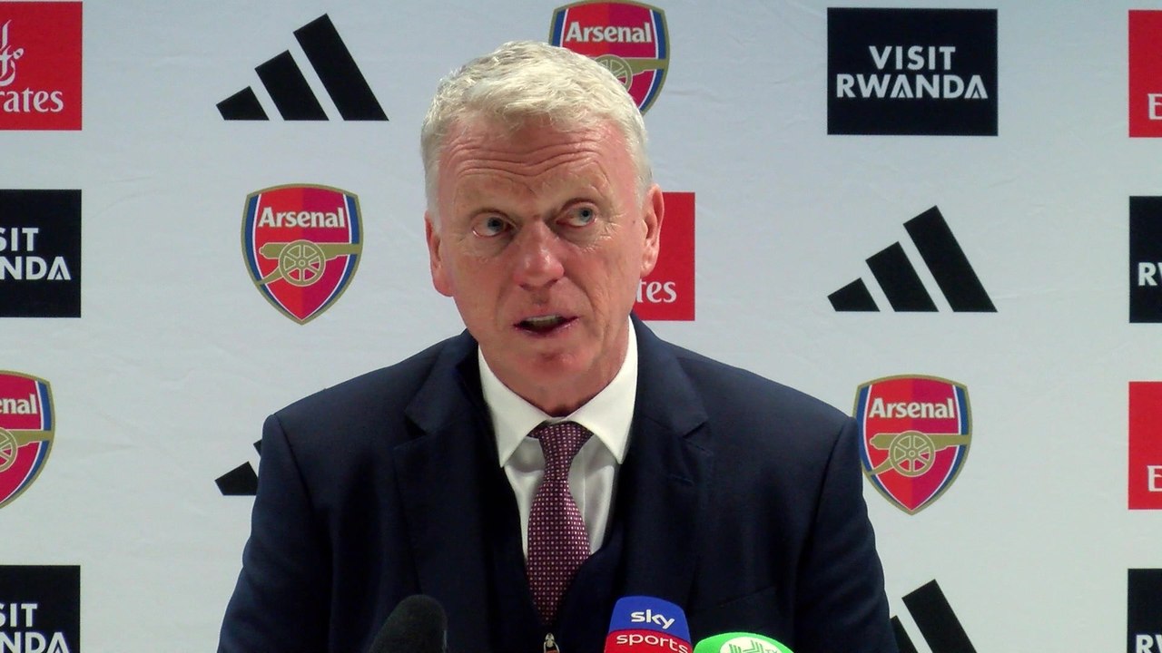 Moyes reacts to the shocking 2-0 victory over Arsenal