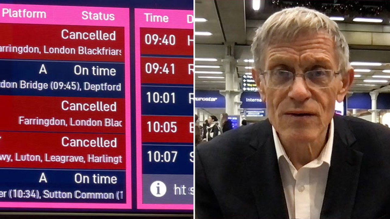 New Year’s Eve travel chaos as hundreds of trains cancelled and passengers warned not to travel