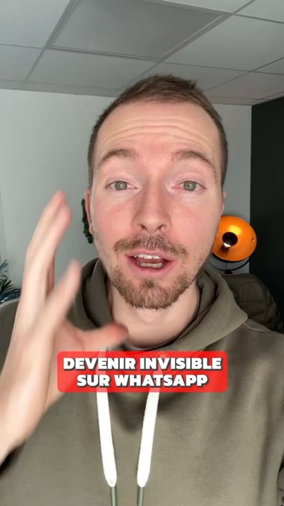 Devenir invisible sur WhatsApp