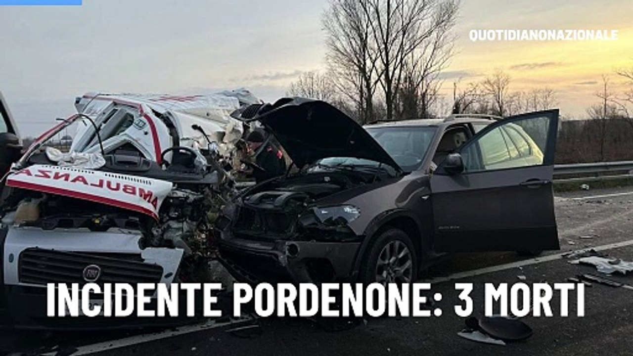 Incidente Pordenone: 3 morti