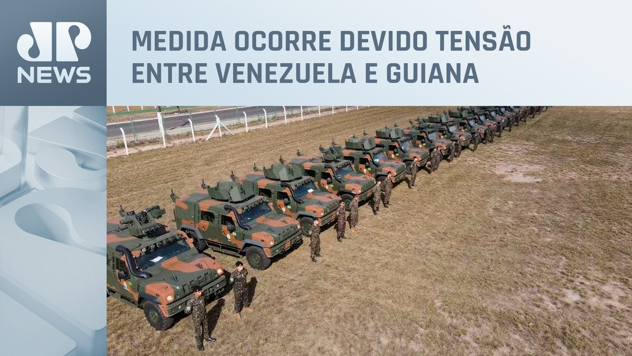 Exército envia 16 blindados para Roraima