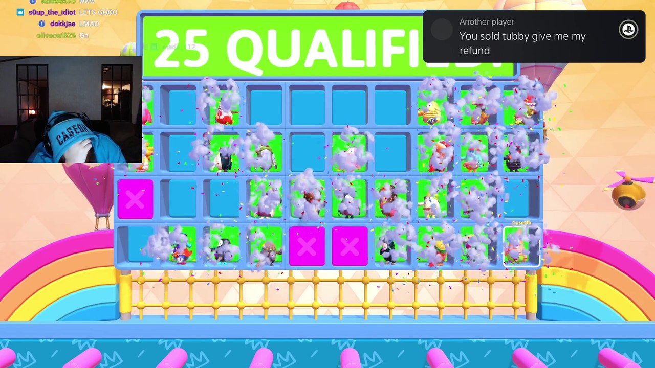 CaseOh recibiendo mensajes en directo