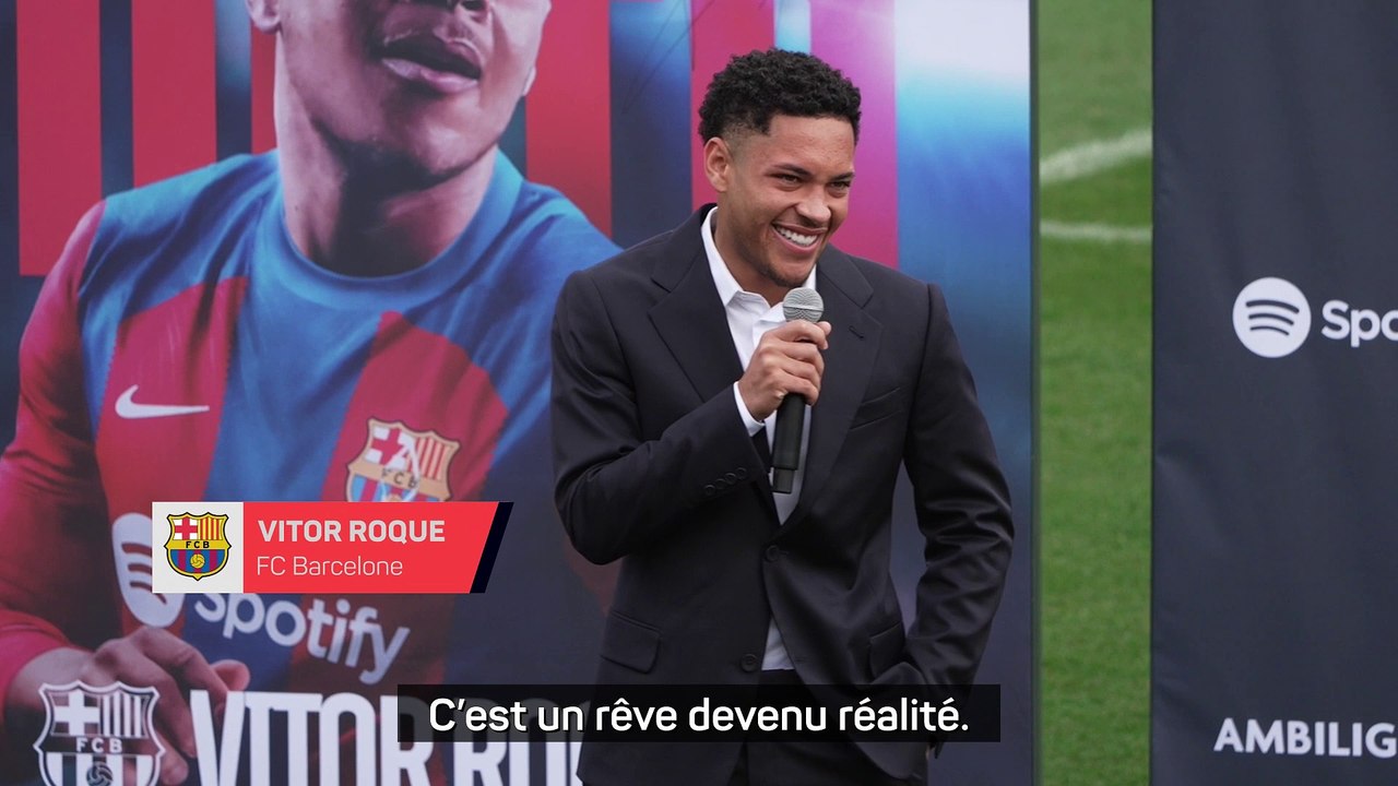 Vitor Roque : "Un rĂȘve devenu rĂ©alitĂ©"